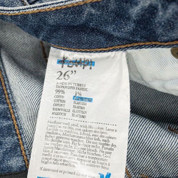 Ksubi size 26 Skinny ankle Crop Denim Jeans in Blue - Picture 6 of 9